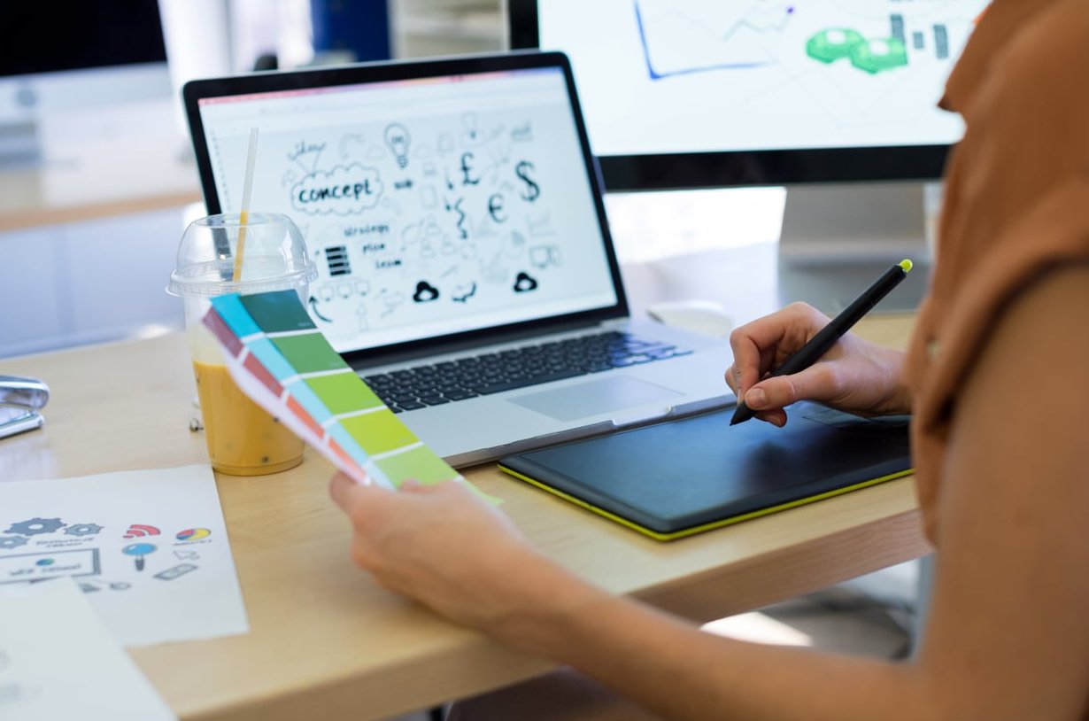 graphic design tools laptop